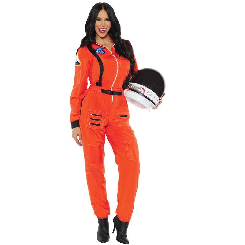 Underwraps Costumes Female Astronaut Adult Costume (Orange), 1 of 2