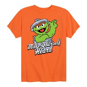 Boys' - Sesame Street - Make Yourself Heard Short Sleeve Graphic T-Shirt - 1 of 4