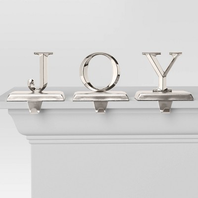 3pc JOY Christmas Stocking Holder - Wondershop™, 1 of 5