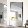 Dovelina Modern Metal Frame Rectangle Decorative Wall Mirror - 2 of 4