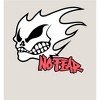 No Fear Fire Skull Logo Adult Long Sleeve Hoodie - 2 of 3