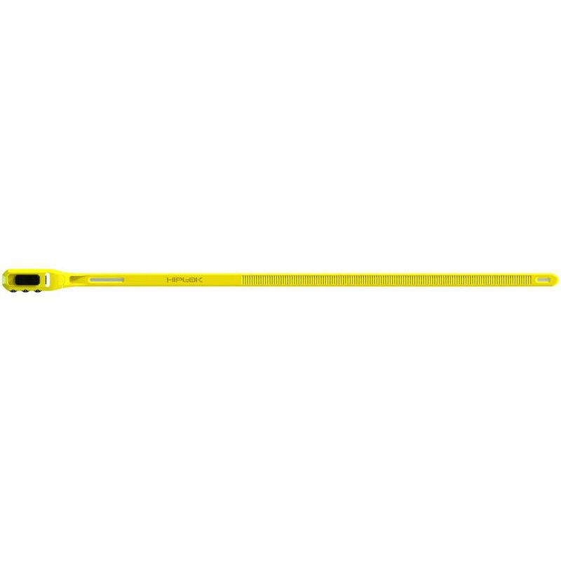 Hiplok Z-Lok Reinforced Security Ratchet Tie Lock Single Yellow 440mm Length, 4 of 5