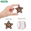 Unique Bargains Pentagram Wicker Rattan Balls Decorative Bowl Fillers 2.36 Inch 12 Pcs - 2 of 4