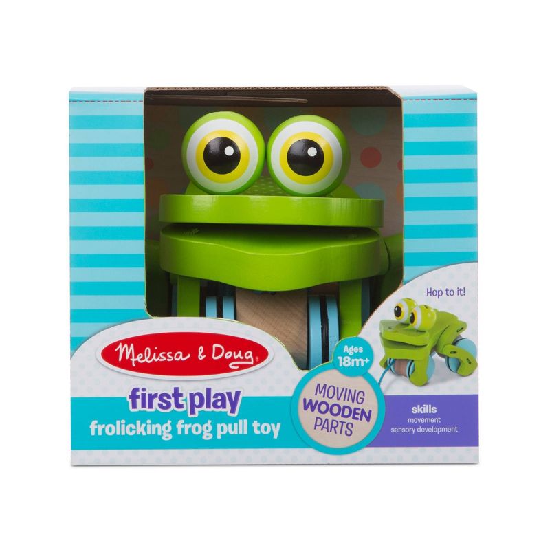 Melissa & Doug First Play Frolicking Frog Pull Toy, 4 of 13