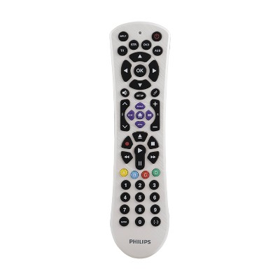 Philips 4-Device Universal Remote Control Pearl White