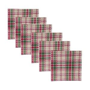 Park Designs Village Christmas Waffle Dishcloth Set of 6 - 1 of 4