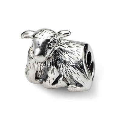 Black Bow Jewelry Sterling Silver Lamb Bead Charm