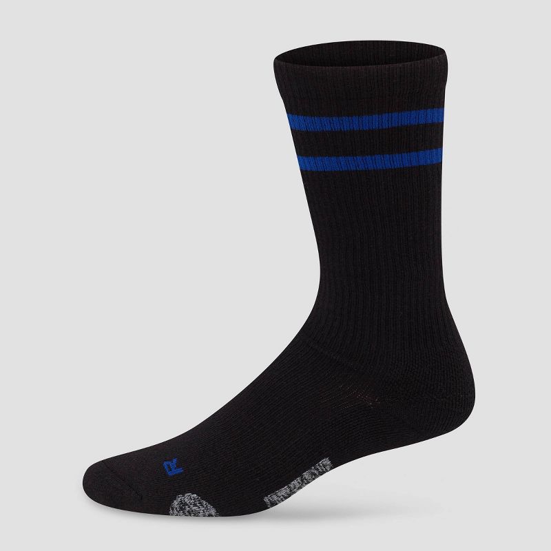 Hanes Premium Men's Compression Crew Socks 3pk - 6-12, 3 of 4
