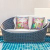 Stupell Industries Bold Vivid Palm Tree Silhouettes, 18 x 18 - 2 of 3
