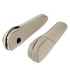 Unique Bargains Pair Microfiber Leather Car Front Seat Armrest Cover Beige for Honda CRV Beige - 2 of 4