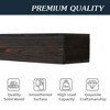 60 Inch Fireplace Mantel Wall-Mounted Mantels Floating Shelf with Invisible Metal Bracket Farmhouse Shelf for Home Decor - 2 of 4