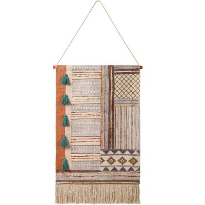 Livabliss Zendaya 41"H x 24"W Global Off-White Wall Tapestries
