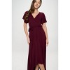 WEST K Women's Georgia Faux-Wrap Dress with High-Low Hem and Tie Waist - 3 of 4