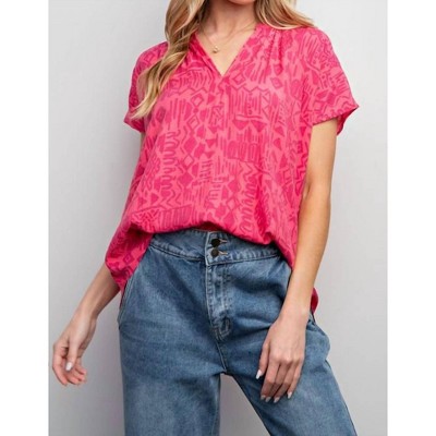 Women's The Peach Blossom Top - PLUS - Easel