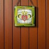 Slickblue Irish Stained Glass Panel – 6.3" Square Hanging Decor with 7 Traditional Celtic & Heritage Designs - 2 of 3