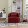 CAVINAS 360 Degree Swivel Chair, Swivel Barrel Chair, Single Sofa Chair, Comfy Round Accent Chair for Living Room, Leisure Arm Chair for Bedroom - 2 of 4