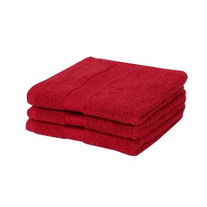 Splash Zero Twist 100% Ring Spun Cotton Face Washcloth Set – Reversible, 550 GSM, Soft, Lightweight, Highly Absorbent Towels for Bathroom - 1 of 4