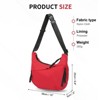 Unique Bargains Nylon Lightweight Fashion Durable Arch Moon Crossbody Bag - 3 of 4