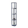 Creekwood Home Classix 62.5" 3-Tier Storage Floor Lamp with Charging Ports and Outlet - 3 of 4