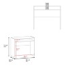CAVINAS Floating Writing Desk with Bookshelf,40" Modern Computer Desk w/Open Storage for Home Office and Small Spaces - 3 of 4
