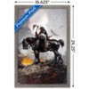 Trends International Frank Frazetta - Death Dealer 1 Framed Wall Poster Prints - 3 of 4