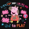 Girl's Peppa Pig Let's Put our Boots on Time to Play T-Shirt - 2 of 4