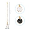 Unique Bargains Charm Personalized Initial Name ID Stanley Tumbler Cup Accessories 2 Pcs - 2 of 4