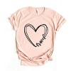 Simply Sage Market Travel Heart Short Sleeve Tee - 2 of 4