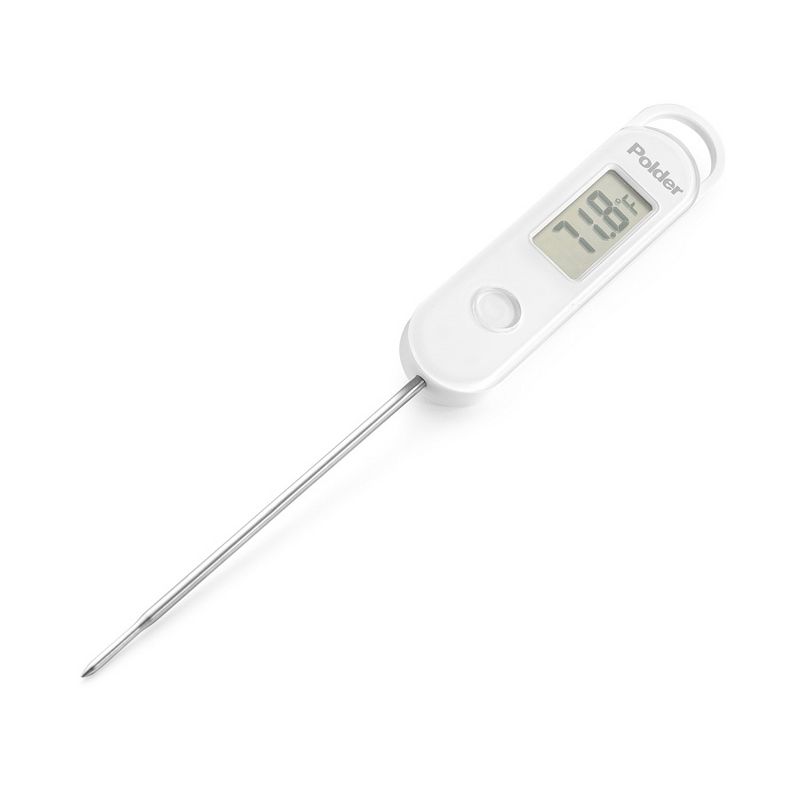 Polder Stable Read Digital Instant Read Thermometer, White, 1 of 2