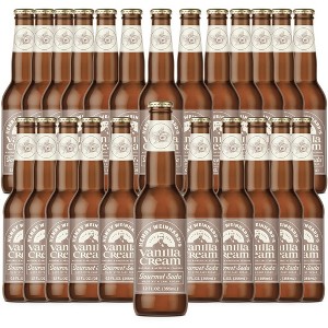 Henry Weinhard's Vanilla Cream Soda 24 Pack | 12oz Glass Bottles | Classic American Flavor | Premium Craft Soda - 1 of 1