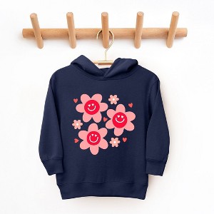 The Juniper Shop Hippy Flower Valentine Toddler Graphic Hoodie - 1 of 3
