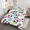 Boersma Football Comforter Set, American Soccer Bedding Set, Sports Games Duvet Set, Geometric Polygon Comforter Bedroon Decor - 4 of 4