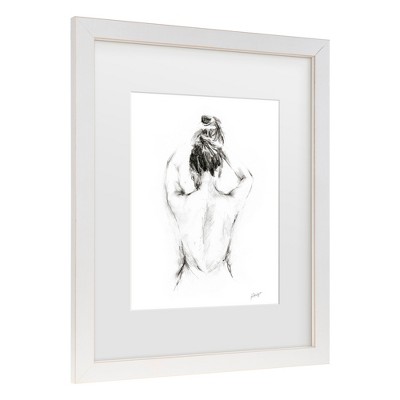 Trademark Fine Art-Ethan Harper 'Back Study I' Floating Brushed Aluminum Art
