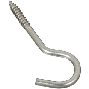 National Hardware Silver Stainless Steel 4-1/4 in. L Screw Hook 1 pk (Case of 10) - 1 of 1