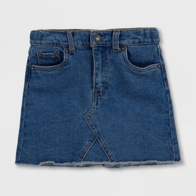 Levi's® Girls' High-Rise Jeans Skirt - Dark Wash