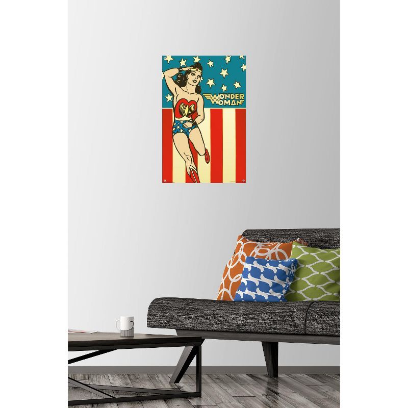 Trends International DC Comics - Wonder Woman - VIntage Unframed Wall Poster Prints, 2 of 7