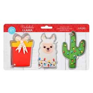 R&M International 3 Piece Falalala Llama Cookie Cutter Set - 1 of 3