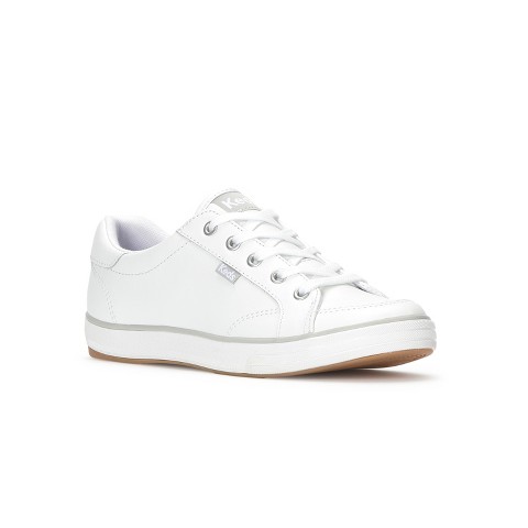 Женские кроссовки Keds Women's Center III Leather Lace Up Sneakers White 8