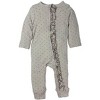 Studio 3 Baby/Infant Girls' One Piece Ruffled Romper and Headband Set - 2 of 4