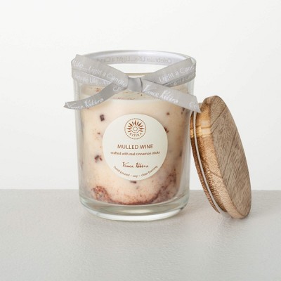 Vance Kitira Mulled Wine Scented Soy Wax 5.25" Jar Candle