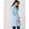 INSPIRE CHIC Women's Single Breasted Notched Lapel Long Winter Coats - 3 of 4