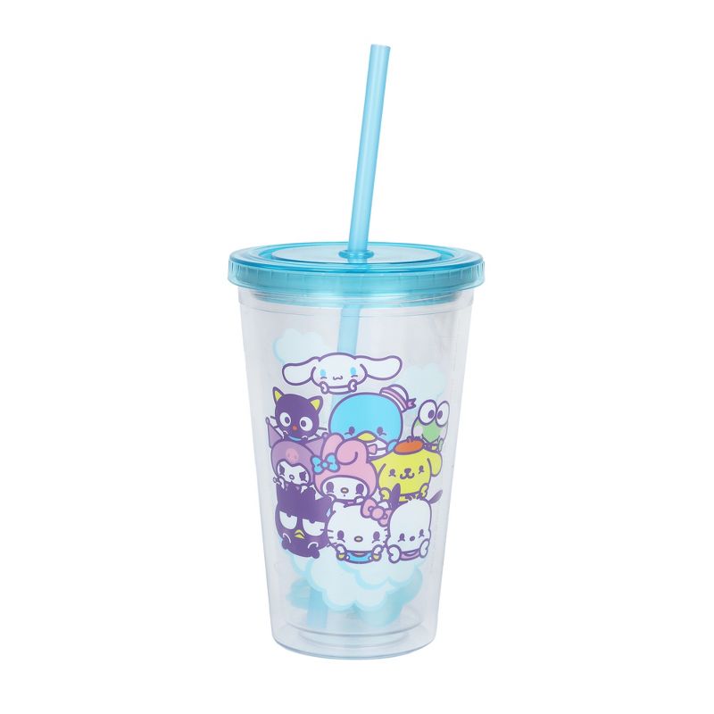 Hello Kitty & Friends 16 Oz. Acrylic Cup With Reusable Straw, 2 of 7
