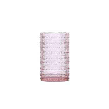 13oz 6pk Glass Jupiter Ice Beverage Glasses Pink - Fortessa Tableware Solutions
