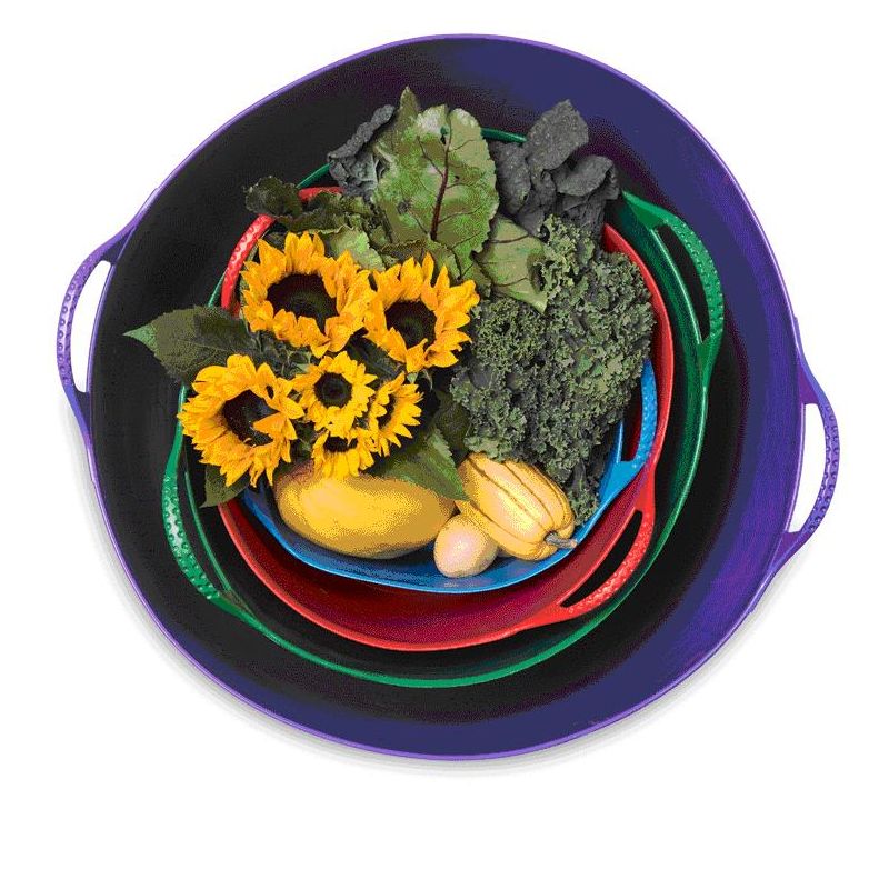 Colorful Tubtrug, 7 Gallon, Flexible Lightweight Gardening Basket, Indoor Outdoor Multi-Use, 4 of 5