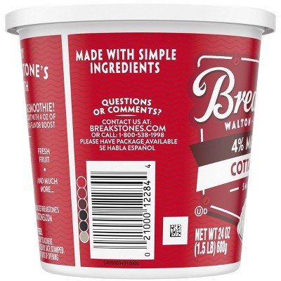 Breakstone's 4% Milkfat Cottage Cheese - 24oz