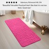 Evideco French Home Goods 3D Pebble Memory Foam Bath Mats - Bath Mat, Runner Mat, and Contour Mat Available in 10 Colors - 3 of 4