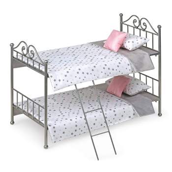 Badger Basket Starlights Metal Doll Crib With Canopy Bedding Storage And  Led Lights - Pink/white/stars : Target