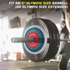 Weight Plates, Fractional Bumper Plates 2-Inch Rubber Coated Set (1.25LB*2+2.5LB*2+5LB*2+10LB*2) - 3 of 4
