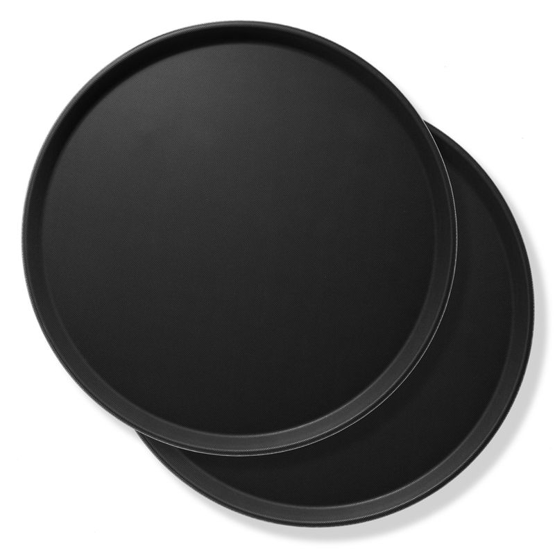 Jubilee (Set of 2) Round Restaurant Serving Trays - NSF Certified Food Service Trays, 1 of 8