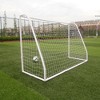 NAYSAYE Soccer Goal 8FT Portable Lightweight for Kids Training and Outdoor Play, White, 96.46"*61.02"*31.5" - 4 of 4